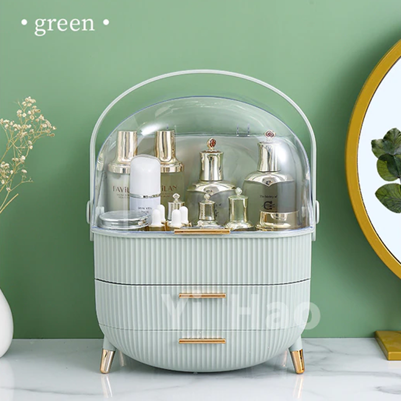 Transparent Cosmetic Storage Box Makeup Drawer Organizer