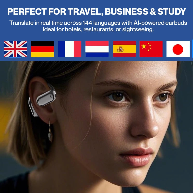 AI TalkBuds – Real-Time Translation, Dual-Use Music Mode & Offline Language Support