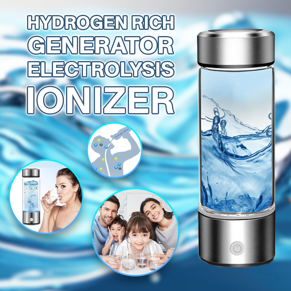 2024 Portable Hydrogen Water Bottle with SPE/PEM Technology