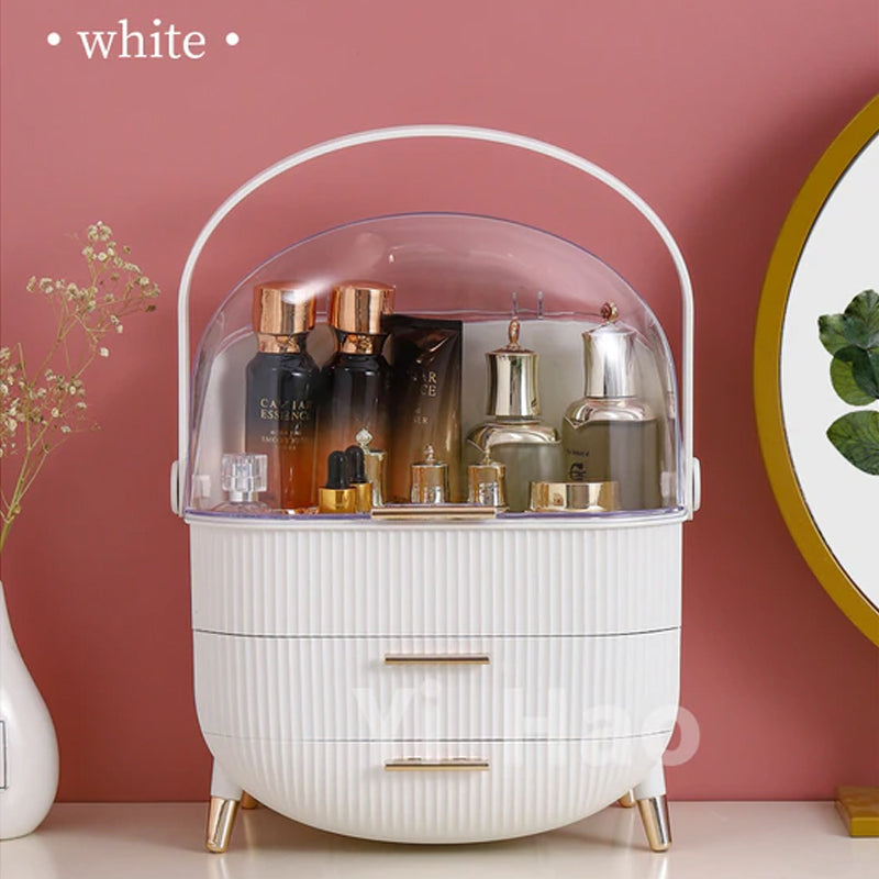 Transparent Cosmetic Storage Box Makeup Drawer Organizer