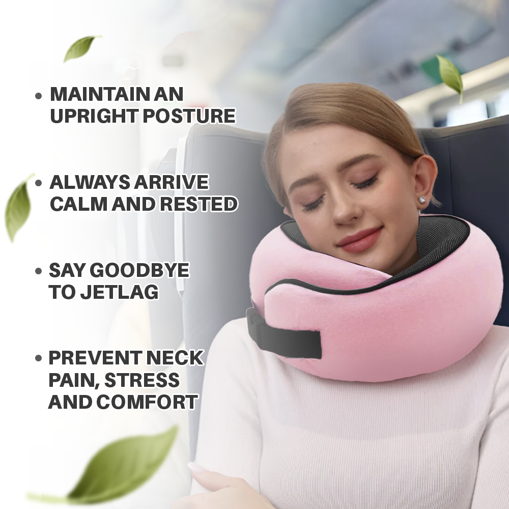 360° Adjustable Memory Foam Travel Neck pillow