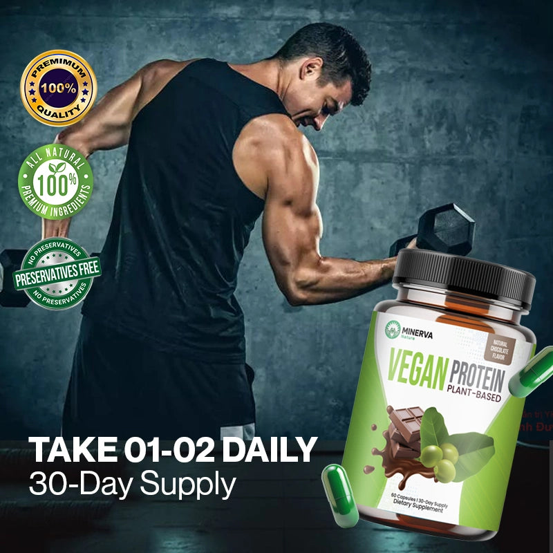 Minerva Nature Ultimate Vegan Protein for Muscle Growth & Fat Loss
