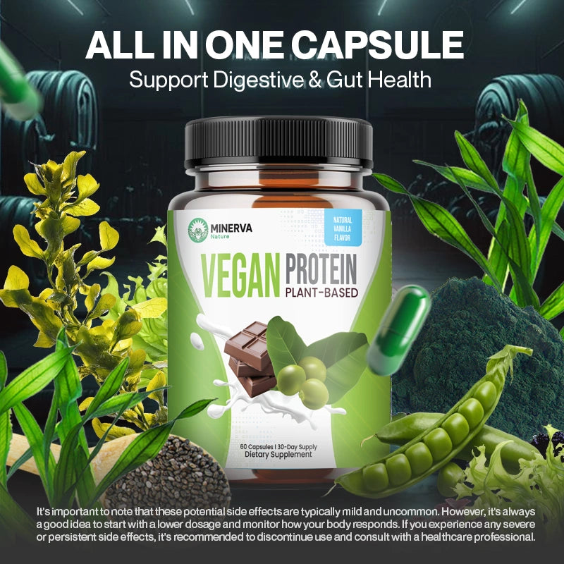 Minerva Nature Ultimate Vegan Protein for Muscle Growth & Fat Loss