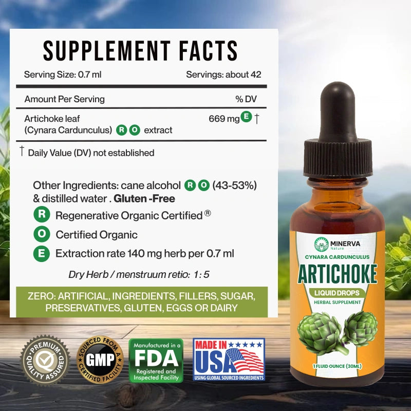 Minerva Nature Pure Artichoke Extract – Natural Health Protection