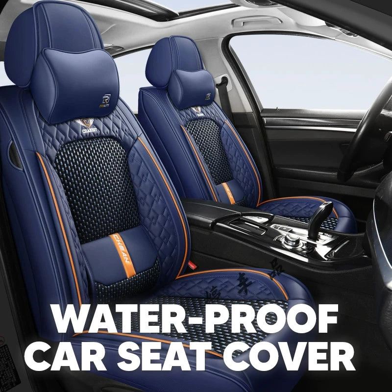 2025 RoadWarrior Universal Car Seat Covers | Breathable & Waterproof Leather Protection for Cars, SUVs