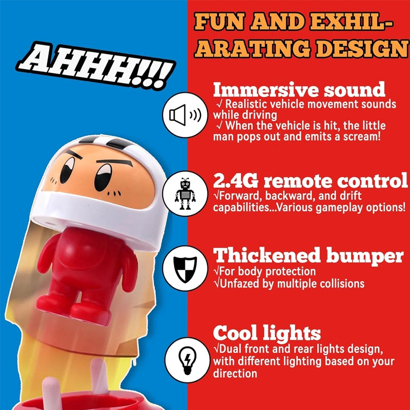 Family RC Bumper Cars - Crash, Spin & Play Together