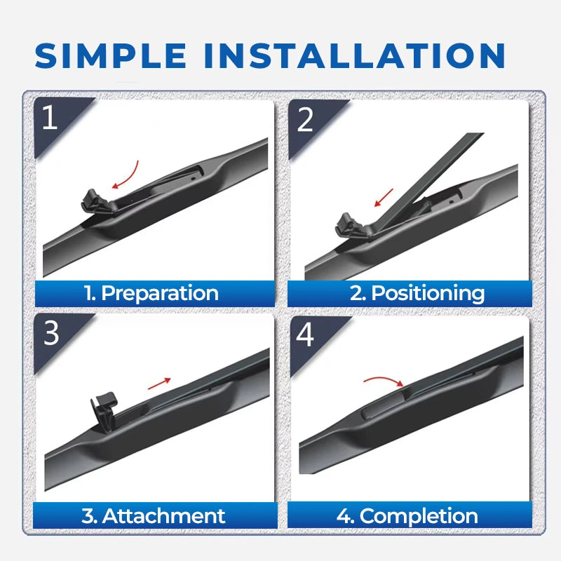 ClearDrive Wiper Blades – Streak-Free, Whisper-Quiet & All-Car Fit