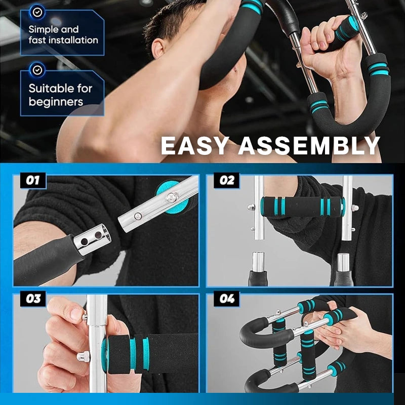 Ultimate Twister Arm Trainer Bar - Full-body Activation, Adjustable Resistance & Portable Design