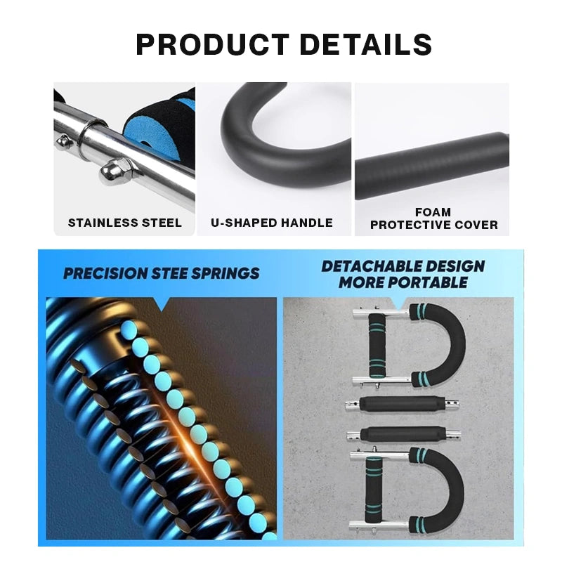 Ultimate Twister Arm Trainer Bar - Full-body Activation, Adjustable Resistance & Portable Design