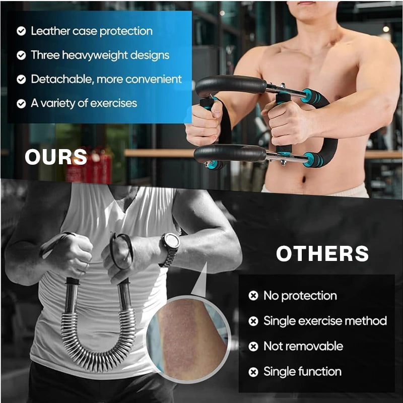 Ultimate Twister Arm Trainer Bar - Full-body Activation, Adjustable Resistance & Portable Design