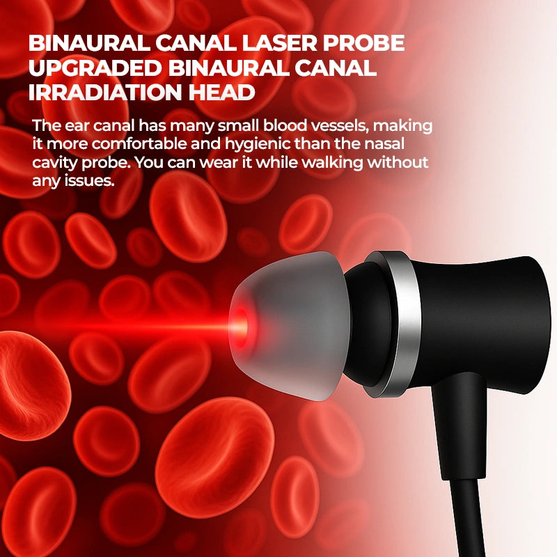 Red Light Tinnitus Relief Earbuds - Effective Relief, Safe & Natural Solution
