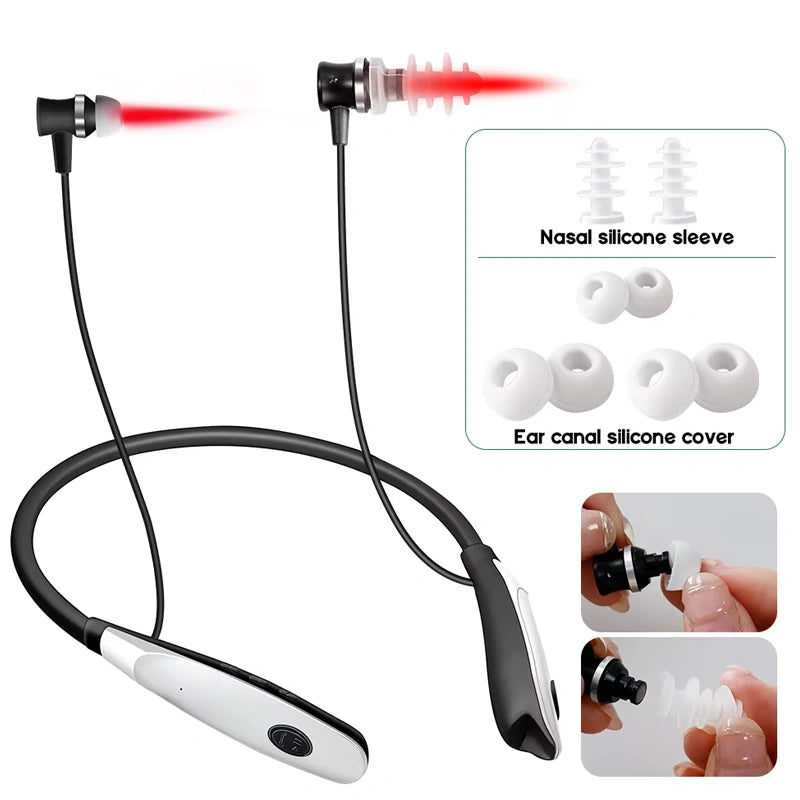Red Light Tinnitus Relief Earbuds - Effective Relief, Safe & Natural Solution