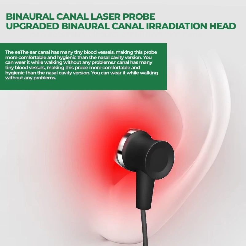 Red Light Tinnitus Relief Earbuds - Effective Relief, Safe & Natural Solution