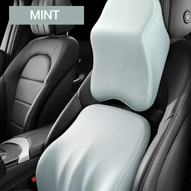 Nylux 2025 Ergofit Car Cushion – Breathable Memory Foam Support with Anti-Slip Base for All Vehicles