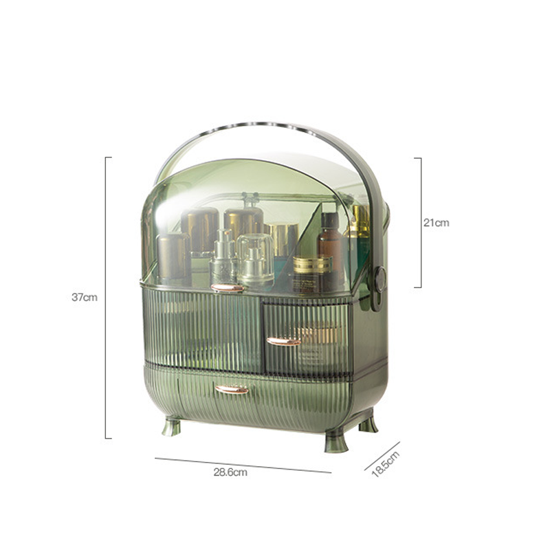 Transparent Cosmetic Storage Box Makeup Drawer Organizer