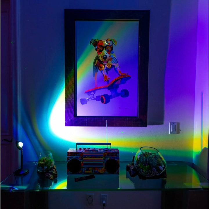Sunset Rainbow Lamp Projector WiFi RGB Remote Control Light Atmosphere Led Desk Lamp for Home