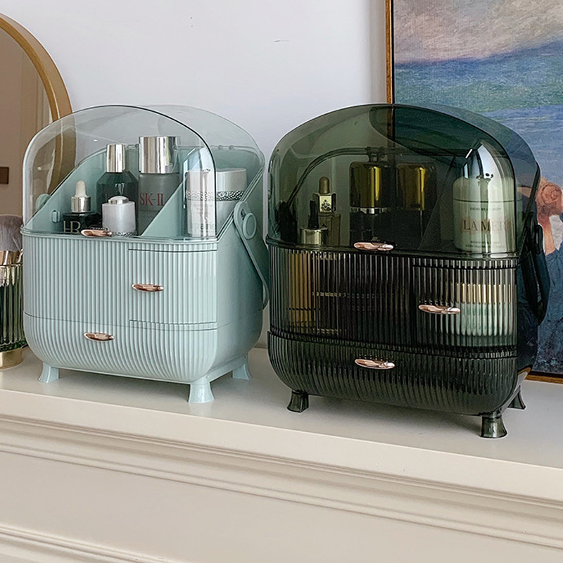 Transparent Cosmetic Storage Box Makeup Drawer Organizer