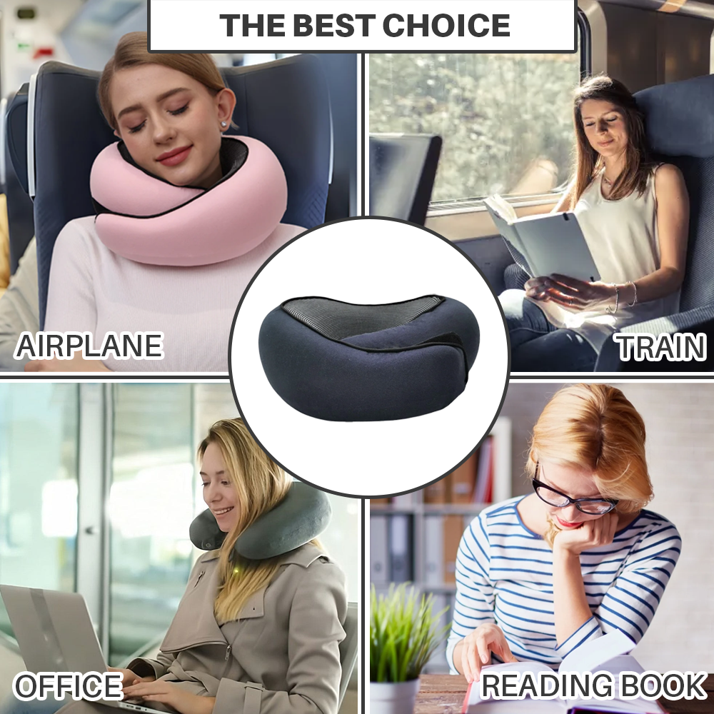 360° Adjustable Memory Foam Travel Neck pillow