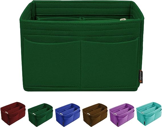 Purse Organizer Insert for Handbags, Felt Bag Organizer for Tote & Purse