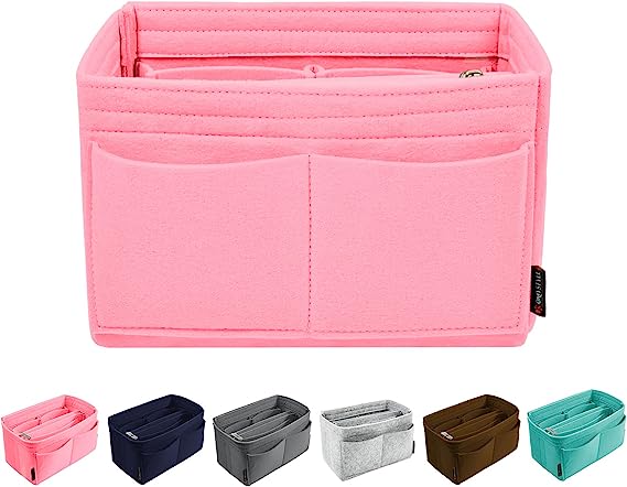 Purse Organizer Insert for Handbags, Felt Bag Organizer for Tote & Purse