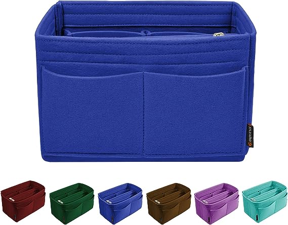Purse Organizer Insert for Handbags, Felt Bag Organizer for Tote & Purse