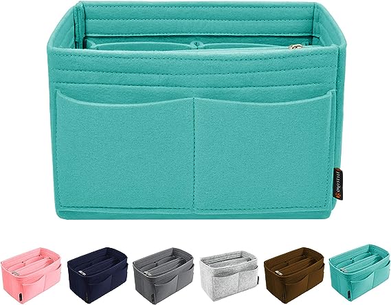Purse Organizer Insert for Handbags, Felt Bag Organizer for Tote & Purse
