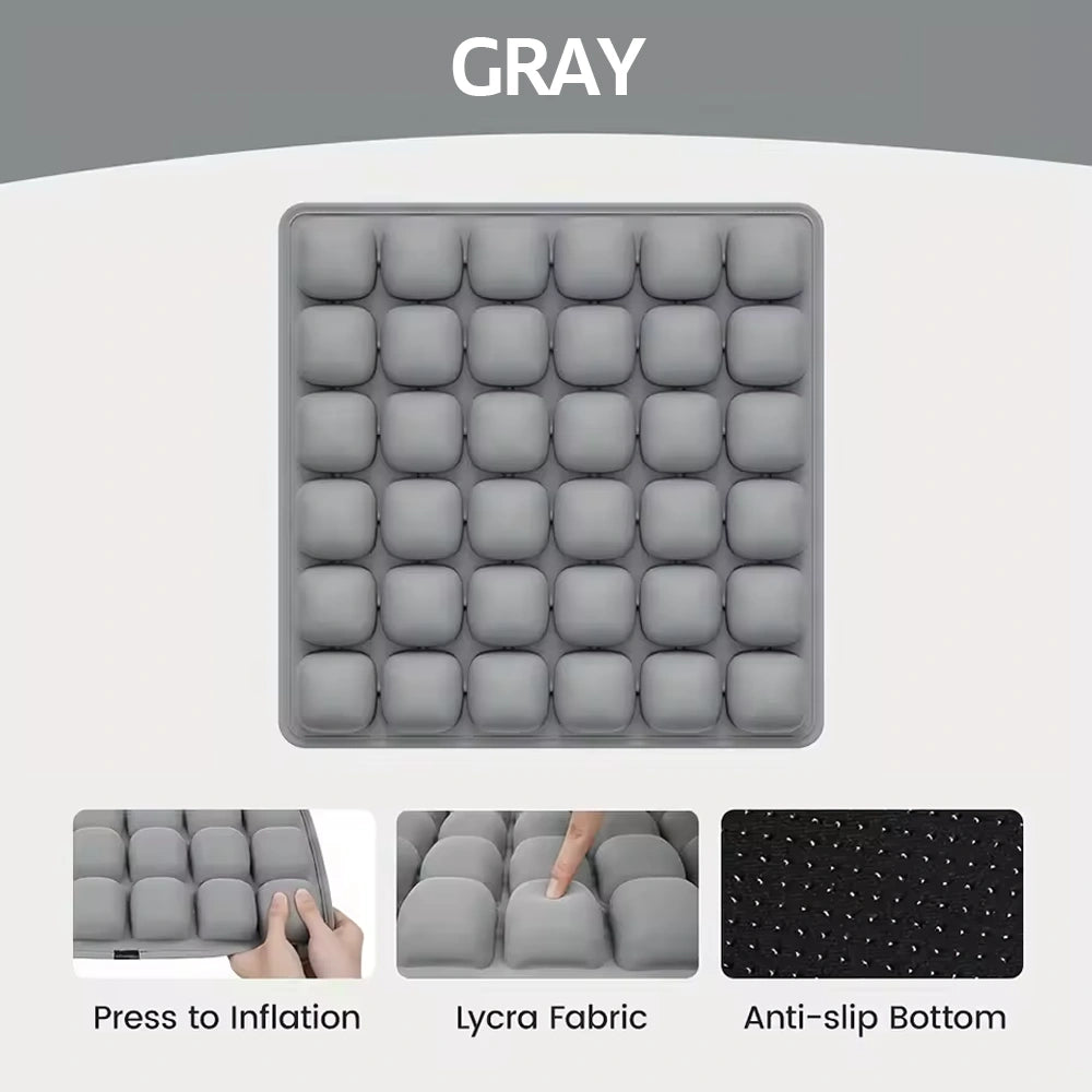 Orthopedic Portable & Easy Inflatable3D Airbag Massage Seat Cushion