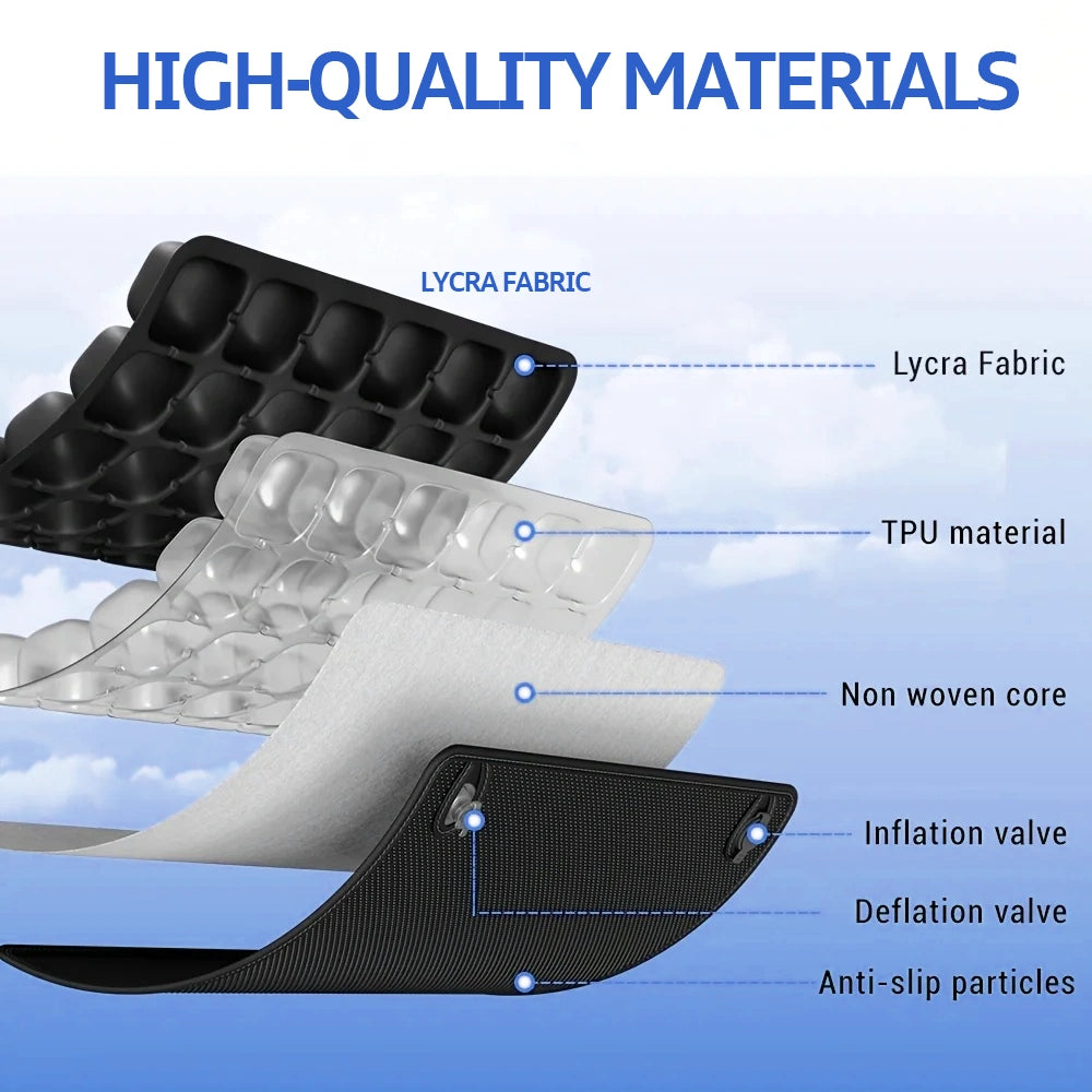 Orthopedic Portable & Easy Inflatable3D Airbag Massage Seat Cushion