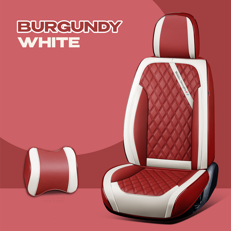 Mark 2023 Water-Proof Leather Car Seat Cover for Cars, SUV
