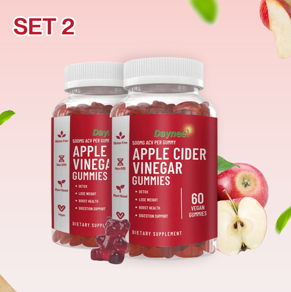 Daynee Apple Cinder Vinegar Gummies | Dietary Supplement for Energy and Health Support