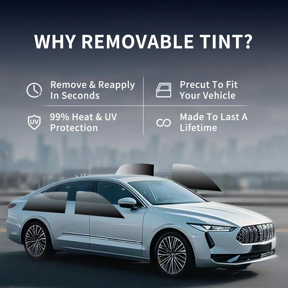 Universal Reduce Infrared Heat & Block UV by 99% Window Tint Film for Cars
