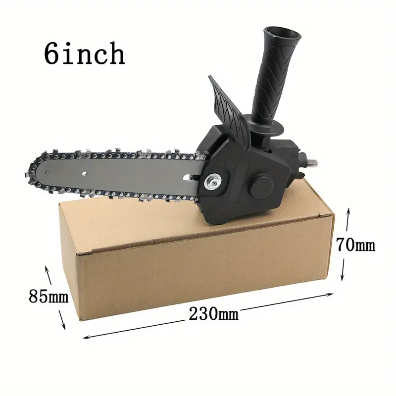 4" & 6" Mini Electric Drill Attachment Chainsaw For Woodworking Gardening