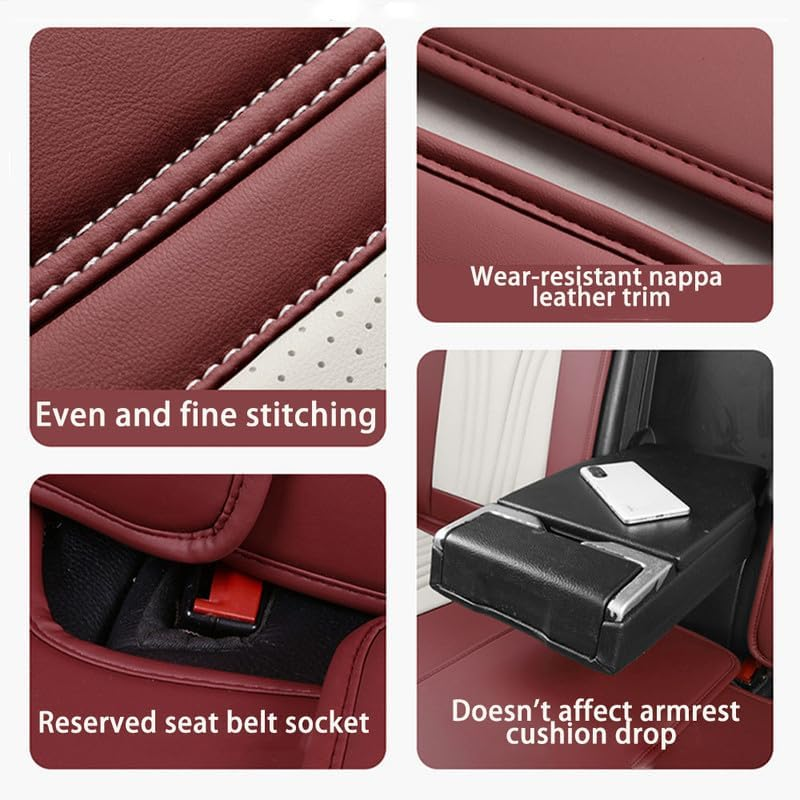 2023 Water-Proof Leather Car Seat Cover for Cars, SUV