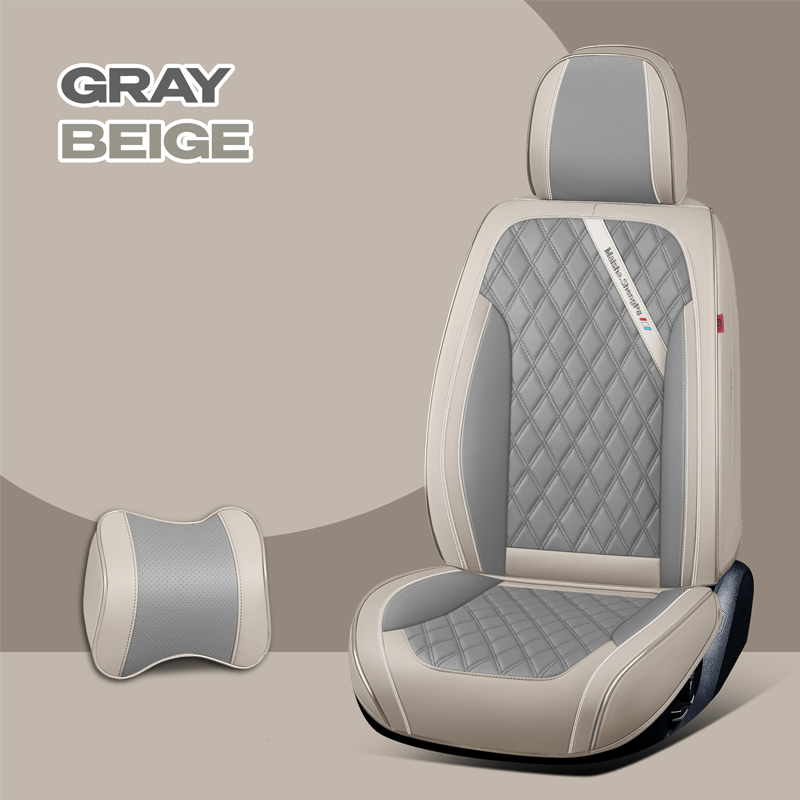 Mark 2023 Water-Proof Leather Car Seat Cover for Cars, SUV
