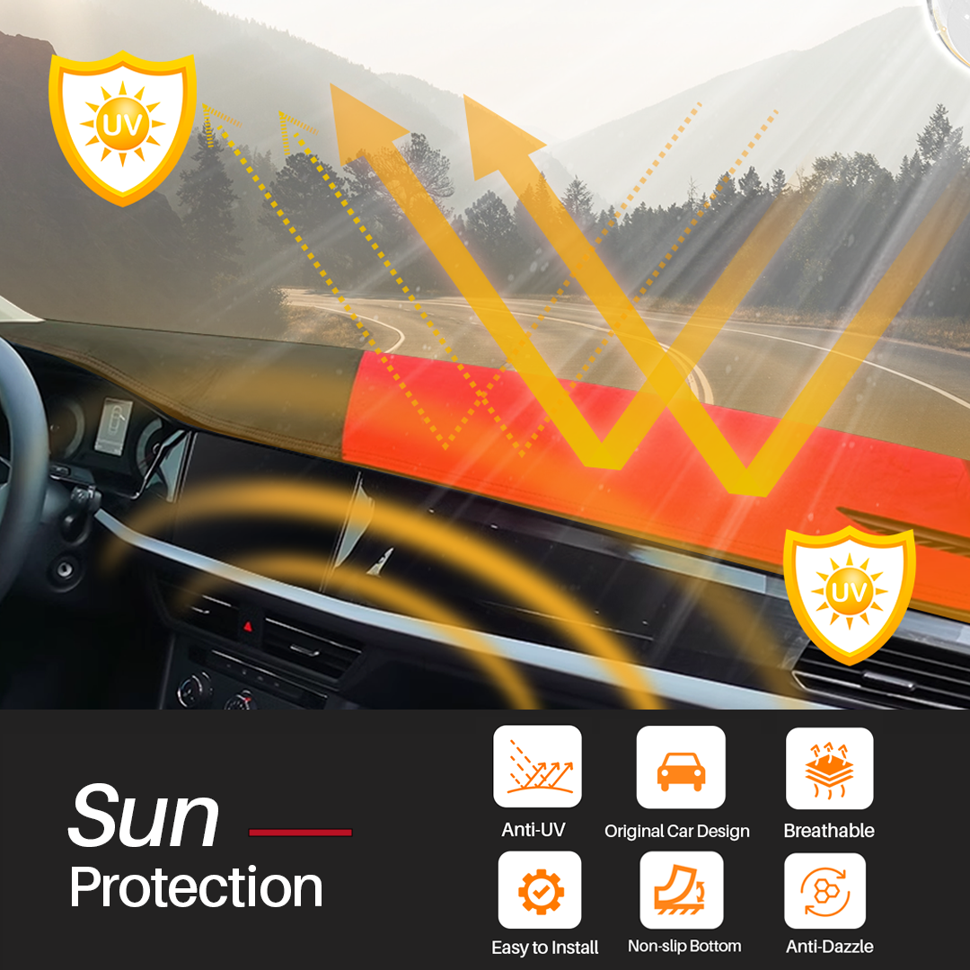 Matix Custom Fit Dashboard Mat Cover For Sedan, Hatchback, SUV, MPV, Truck, etc.