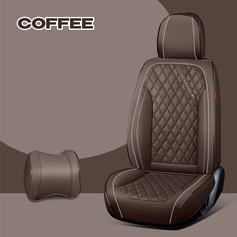 Mark 2023 Water-Proof Leather Car Seat Cover for Cars, SUV