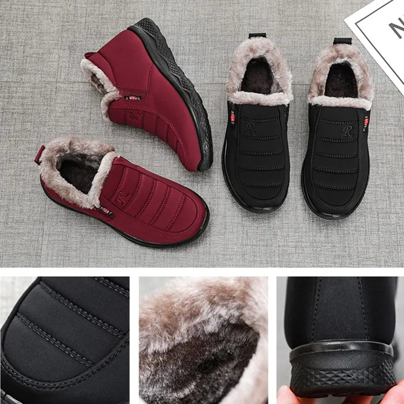 2023 New Women Winter Non-slip Waterproof Snow Plush Ankle Boots