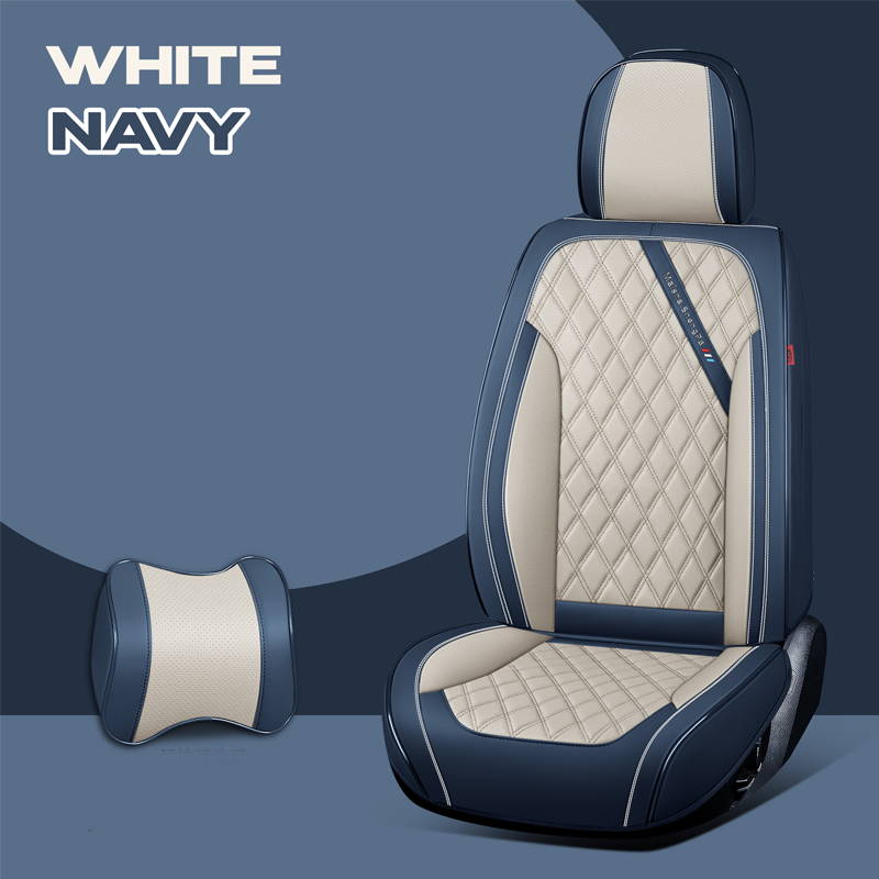 Mark 2023 Water-Proof Leather Car Seat Cover for Cars, SUV