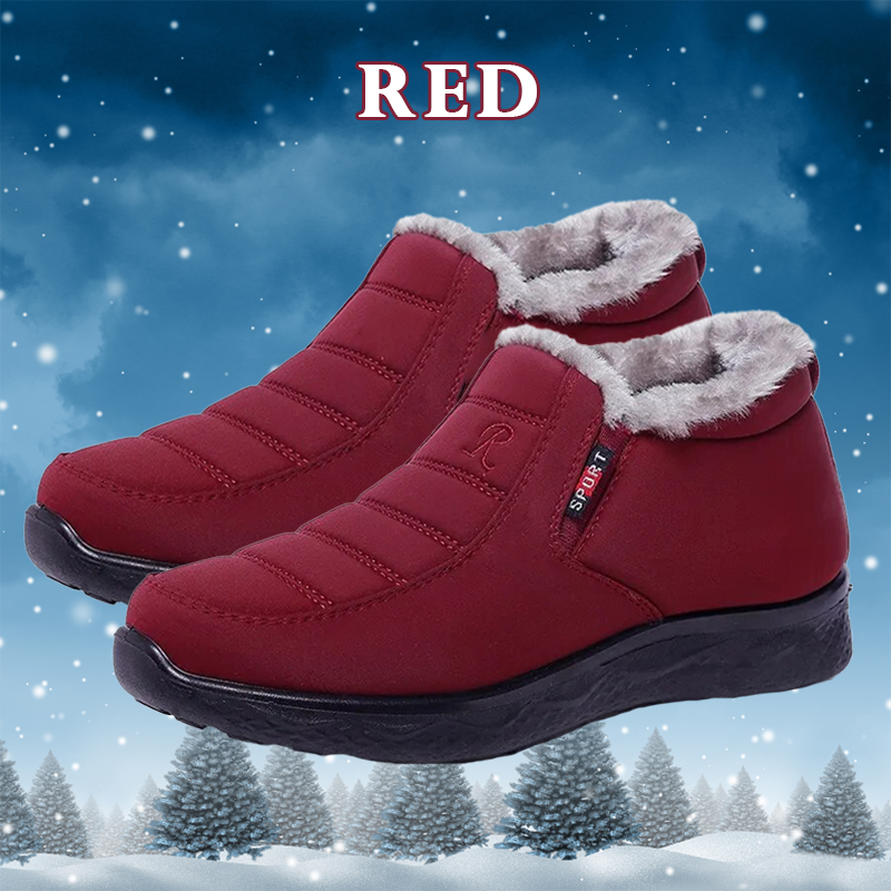 2023 New Women Winter Non-slip Waterproof Snow Plush Ankle Boots