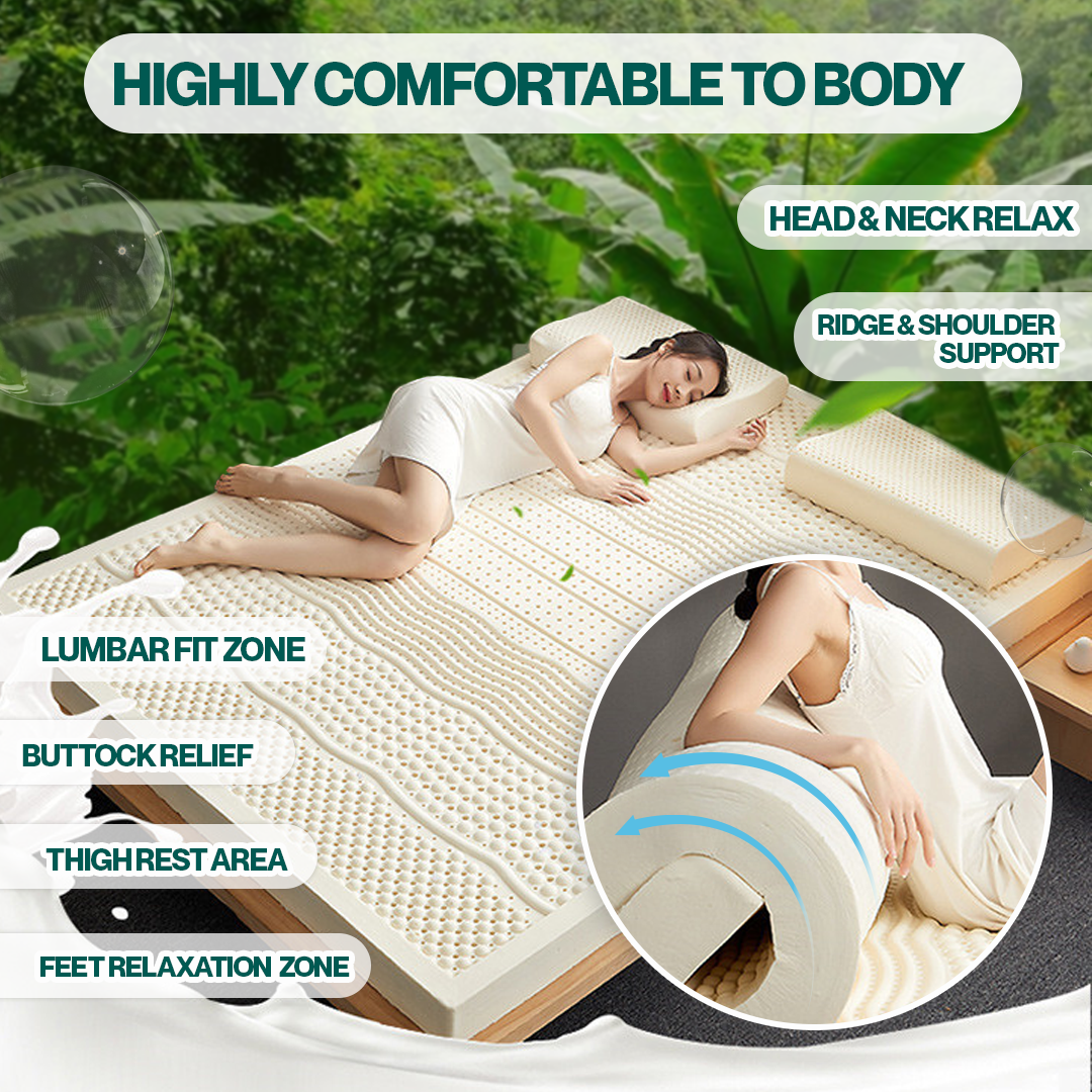 100% Upgraded Natural Cotton Latex Mattresses High - Quality Slow Rebound Mattress