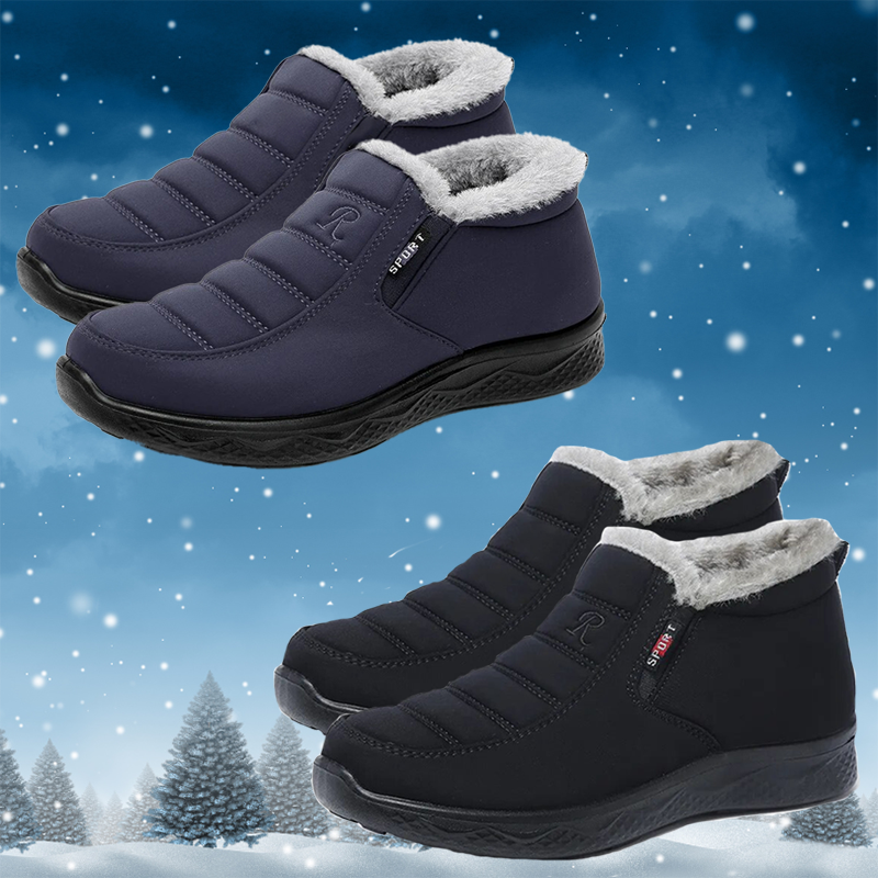 2023 New Women Winter Non-slip Waterproof Snow Plush Ankle Boots