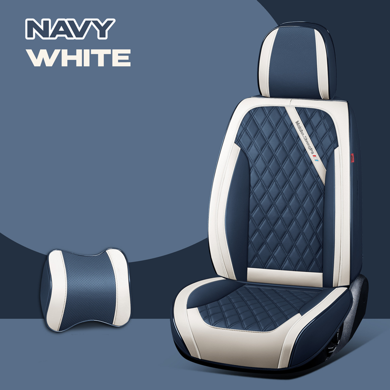 Mark 2023 Water-Proof Leather Car Seat Cover for Cars, SUV