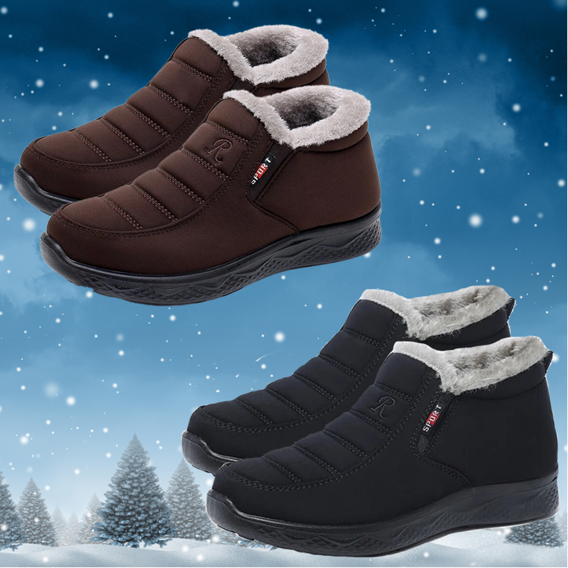 2023 New Women Winter Non-slip Waterproof Snow Plush Ankle Boots