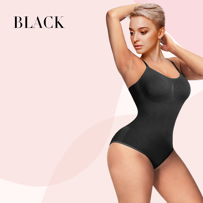 Olivia Tummy Control Seamless Sculpting Snatched Bodysuit Thong Shapewear for Women