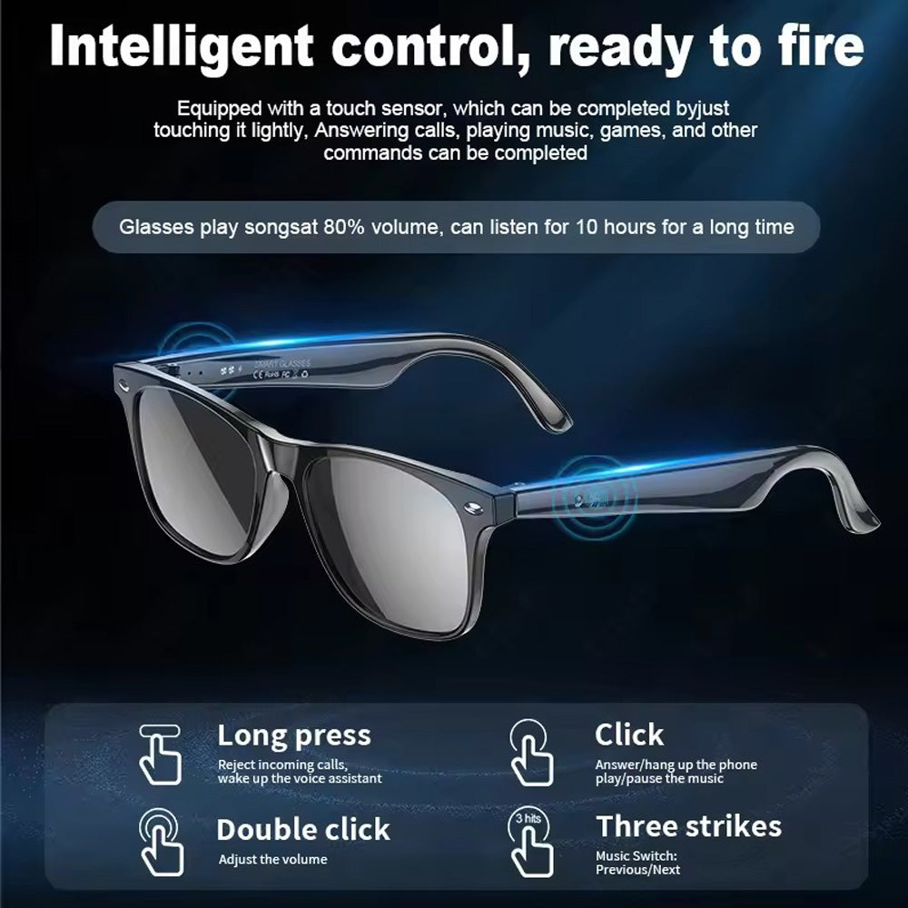 TalkView AI Translation Glasses - Real-Time Translation, Lightweight Fit, Lifetime Use