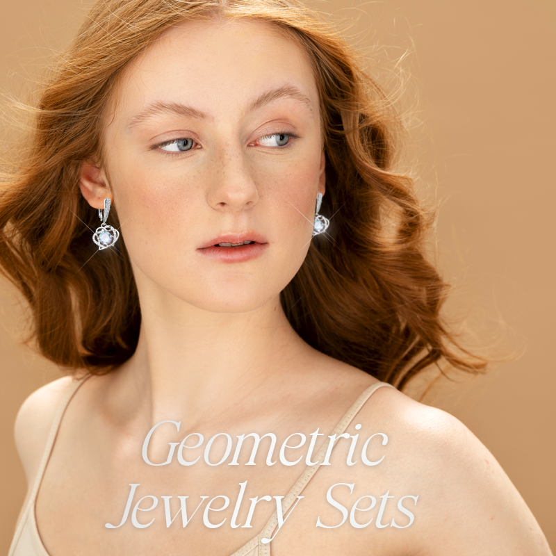 Rigel Silver Hand - Crafted Gemstone Pendant Earring Bracelet & Ring Set For Women