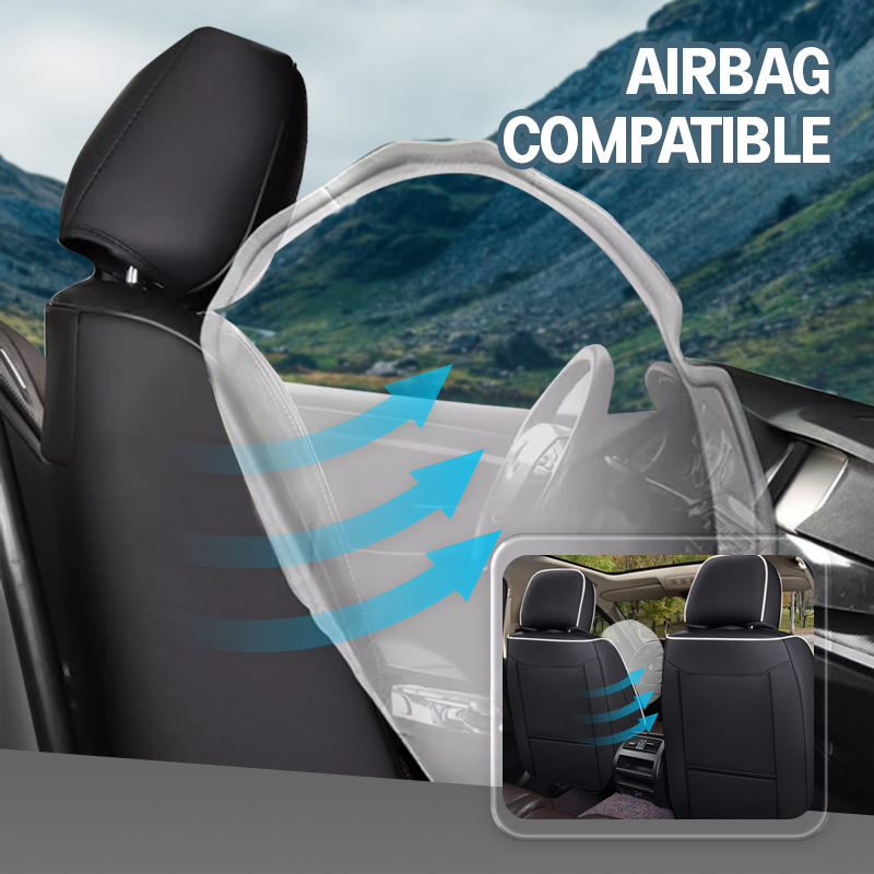 2024 Hudson Leather Car Seat Cover for Cars, SUV
