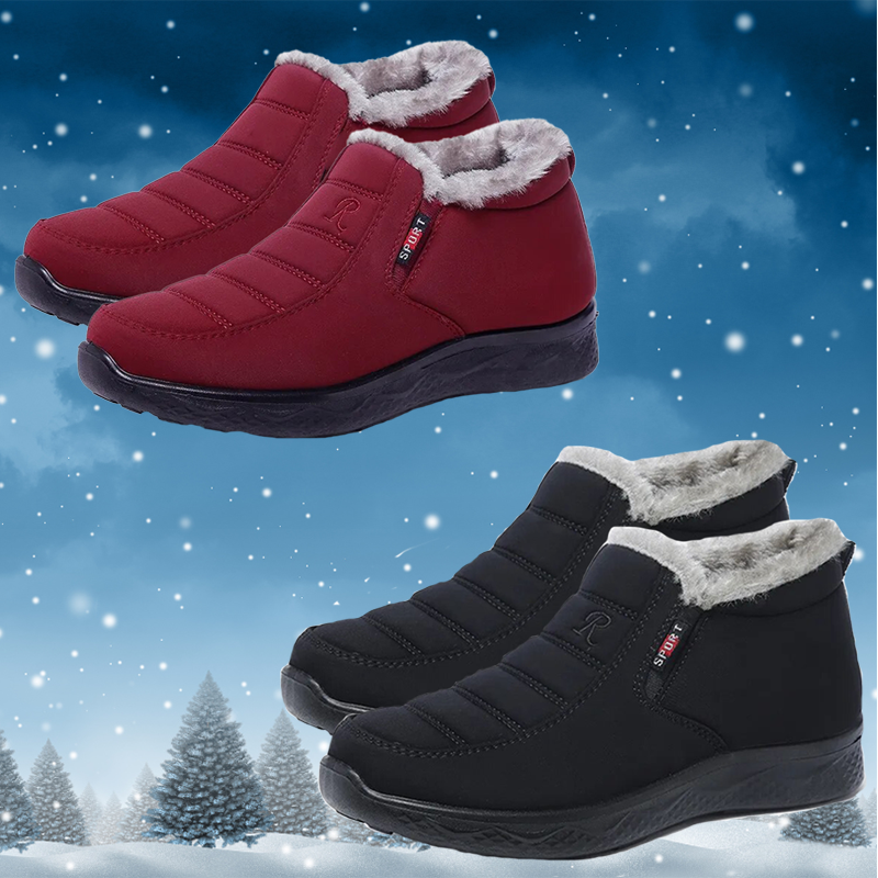 2023 New Women Winter Non-slip Waterproof Snow Plush Ankle Boots