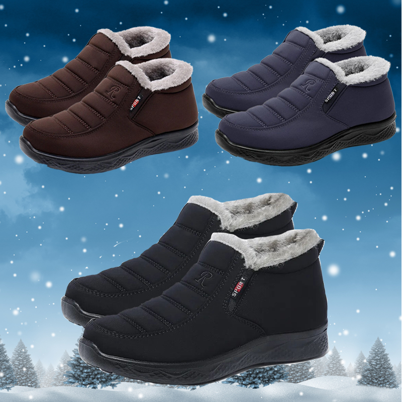 2023 New Women Winter Non-slip Waterproof Snow Plush Ankle Boots