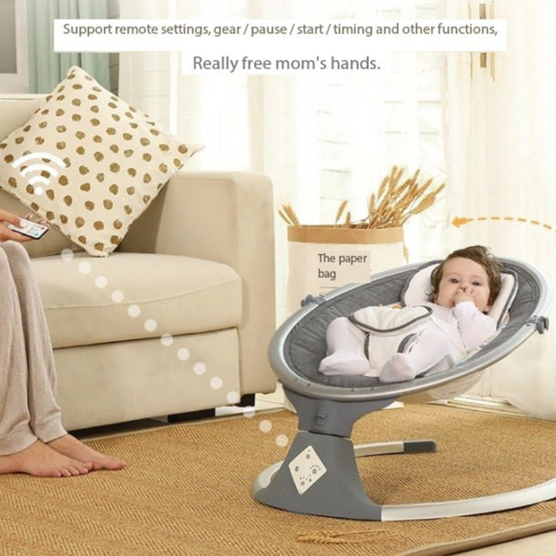 Baby Intelligent Electric Rocking Bed With Remote Control Comfort